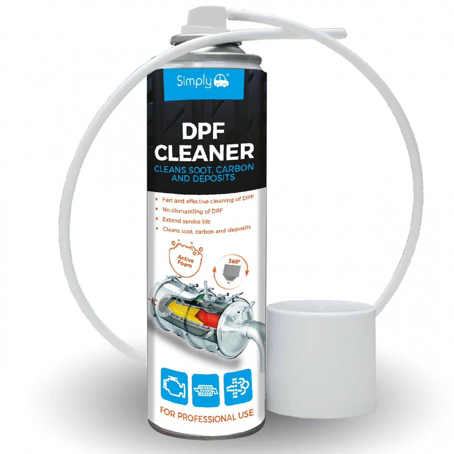 DPF CLEANER 500ML FLEXI STRAW