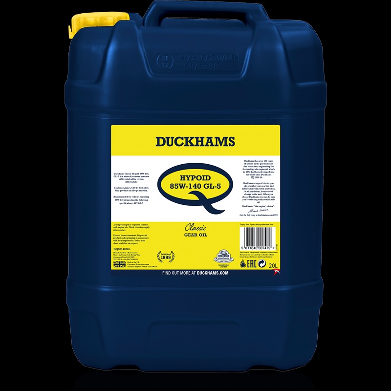 DUCKHAMS CLASSIC HYPOID 85W-140 GL-5  20L
