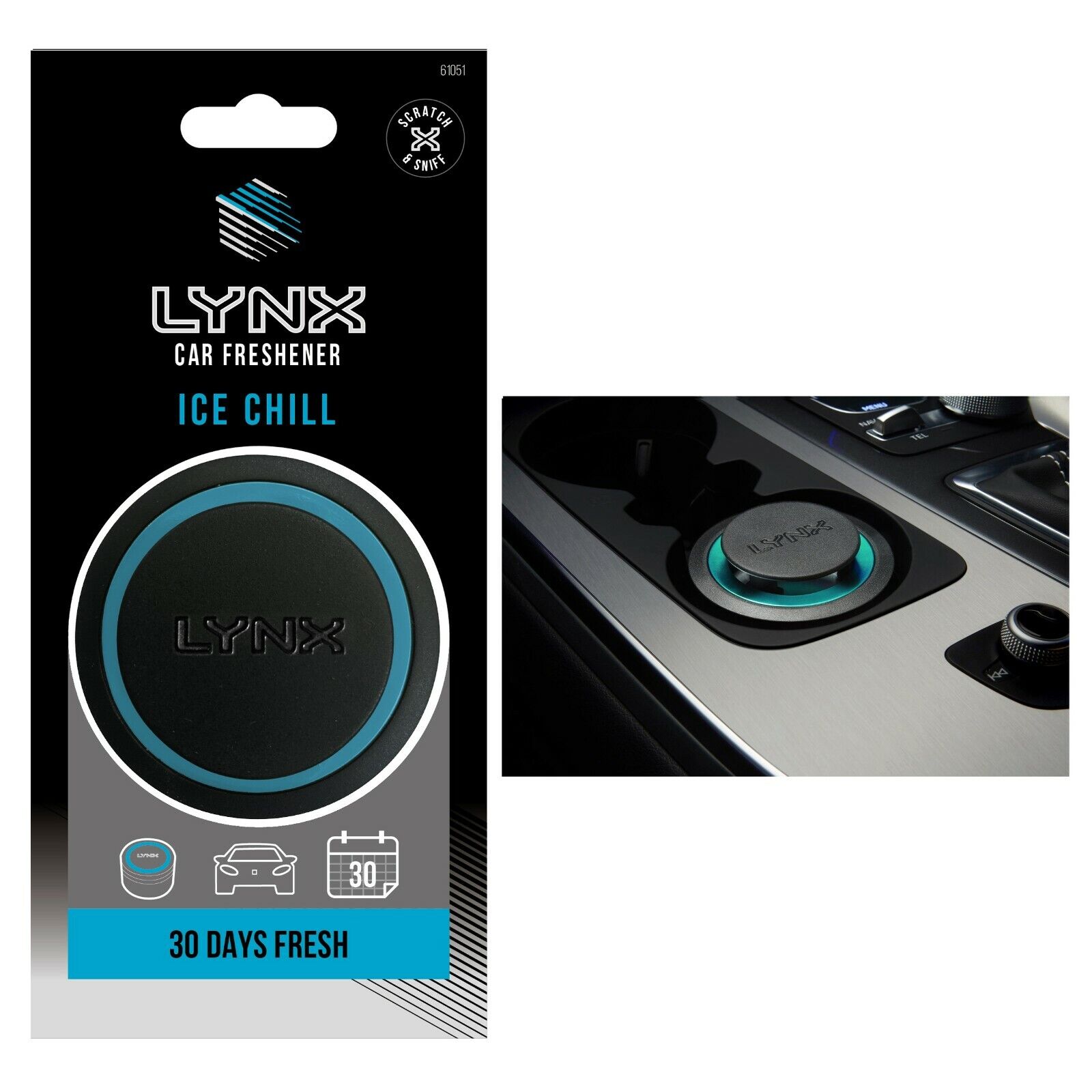 LYNX - GEL CAN AIR FRESHNER ICE CHILL
