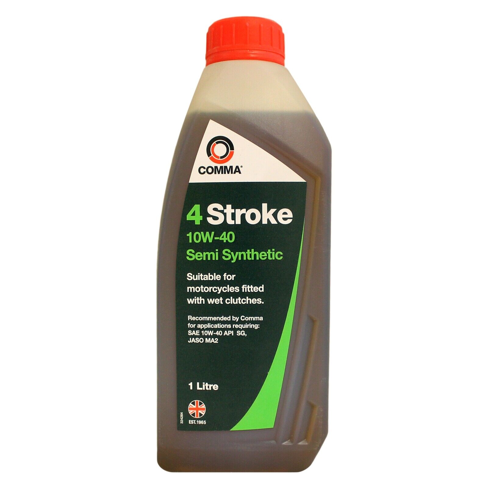 4-Stroke Motorcycle Oil 10W-40 Semi-Synthetic 1L