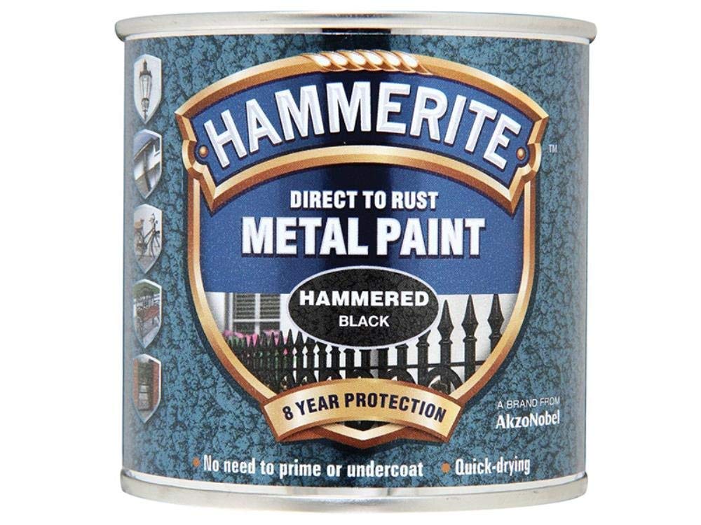 HAMMERED METAL PAINT BLACK 250ML
