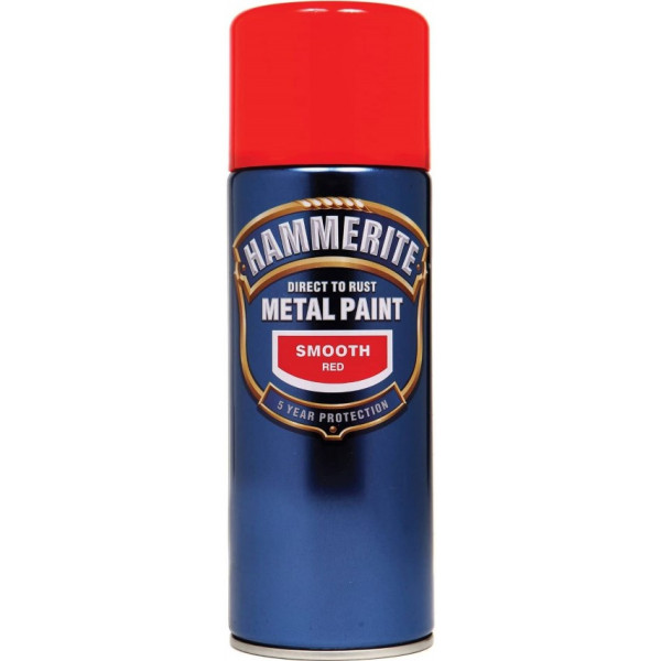 SMOOTH METAL PAINT RED 400ML