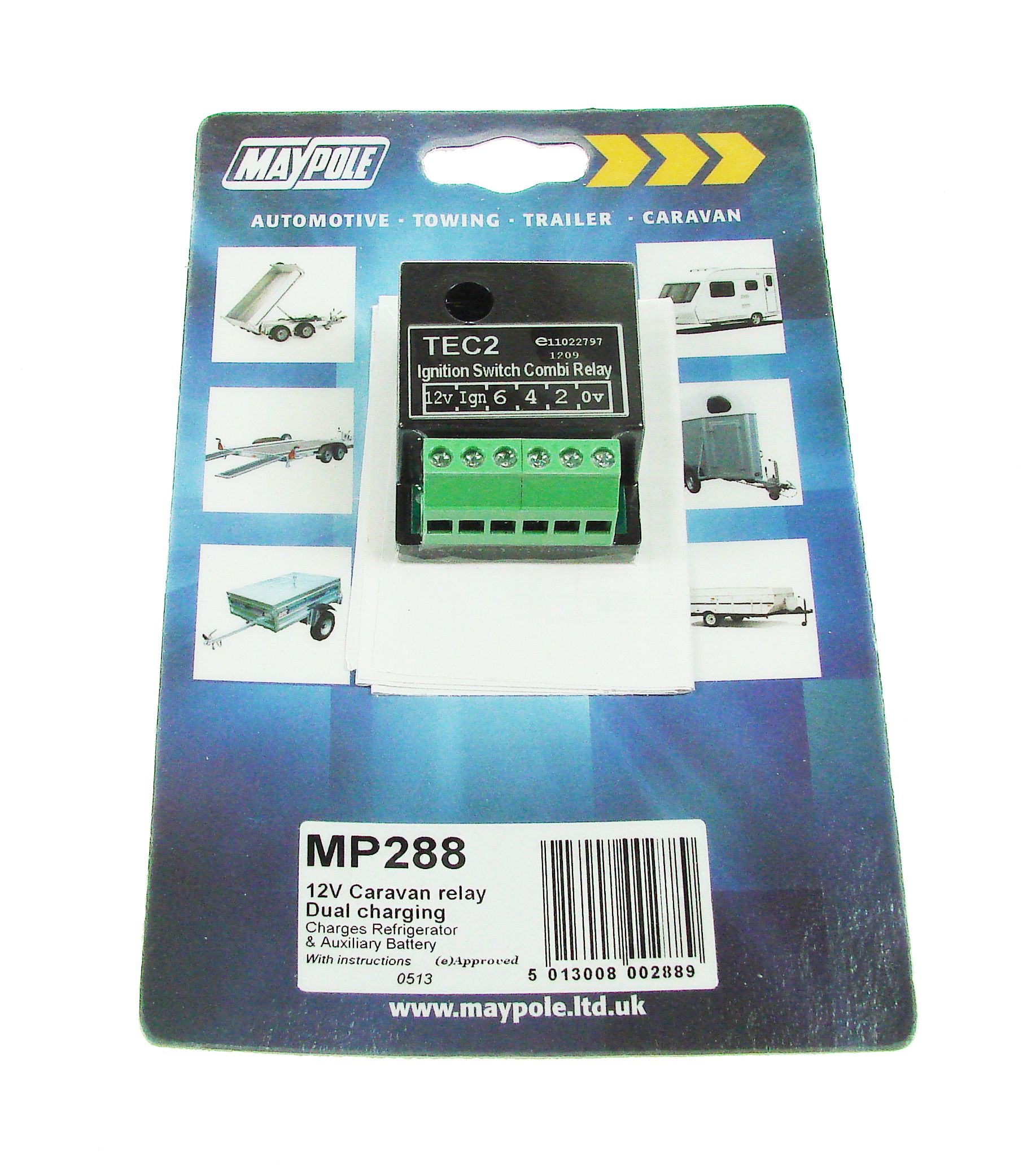 DUAL CHARGE RELAY DP