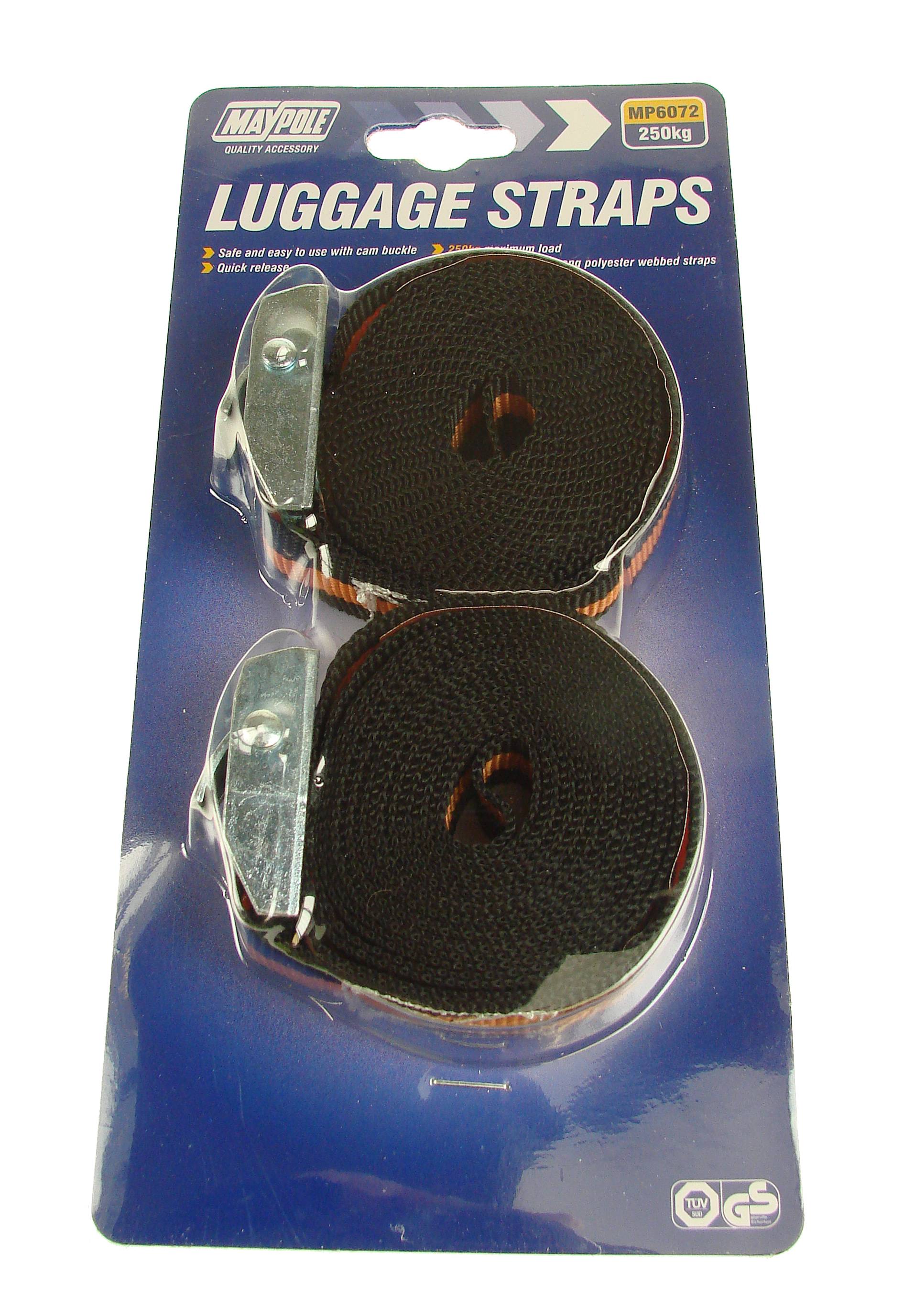 2 X 2.5M LUGGAGE STRAPS DP
