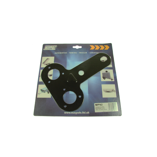 TWIN SOCKET MOUNTING PLATE