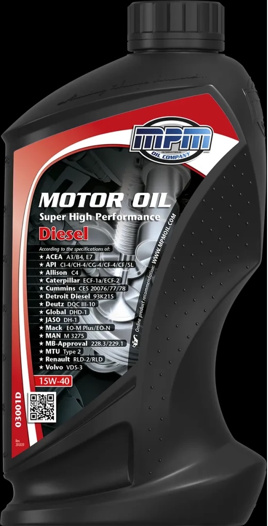 [6] MPM 15W-40 Super High Performance Diesel 1L