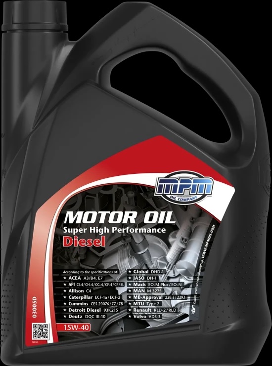 [4] MPM 15W-40 Super High Performance Diesel 5L