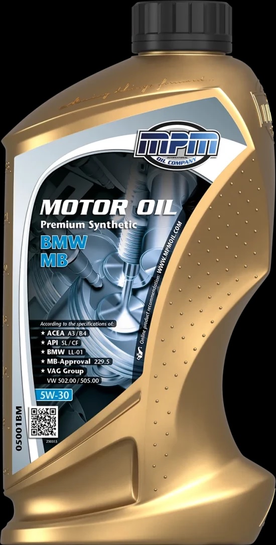 [6] MPM 5W-30 Premium Synthetic BMW / MB 1L