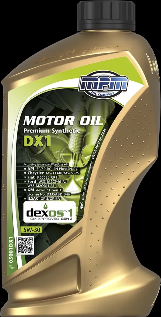 [6] MPM Motor Oil 5W-30 Premium Synthetic DX1