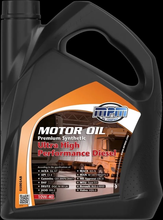 [4] MPM 10W-40 Prem Synth Ultra High perform Diesel 5L