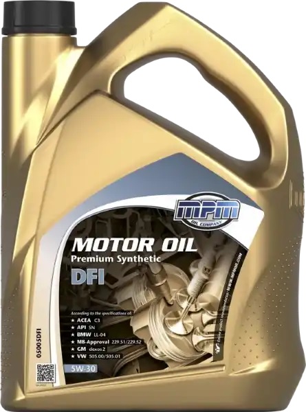 [4] MPM MOTOR OIL 5W-30 PREM SYNTH DFI 5L