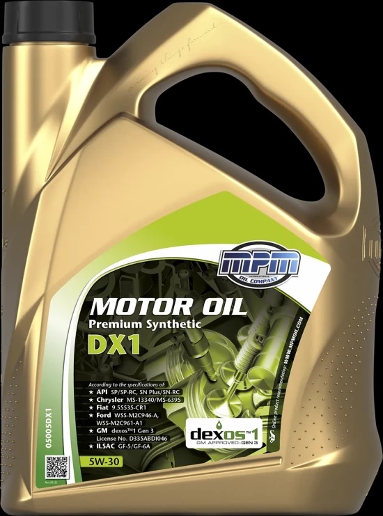 [4] MPM Motor Oil 5W-30 Premium Synthetic DX1
