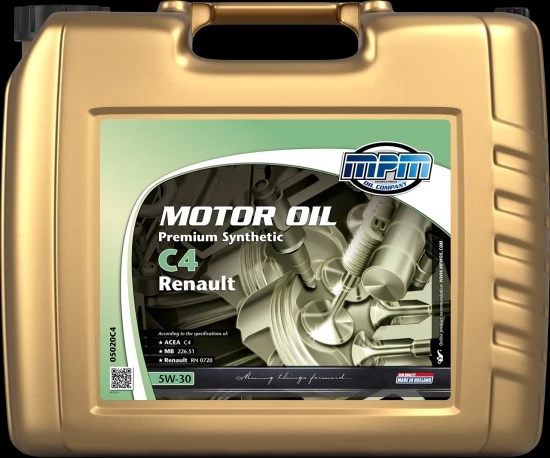 MPM 5W-30 Premium Synthetic ACEA C4 Rena