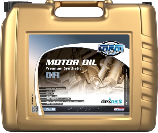 MPM MOTOR OIL 5W-30 PREM SYNTH DFI 20L