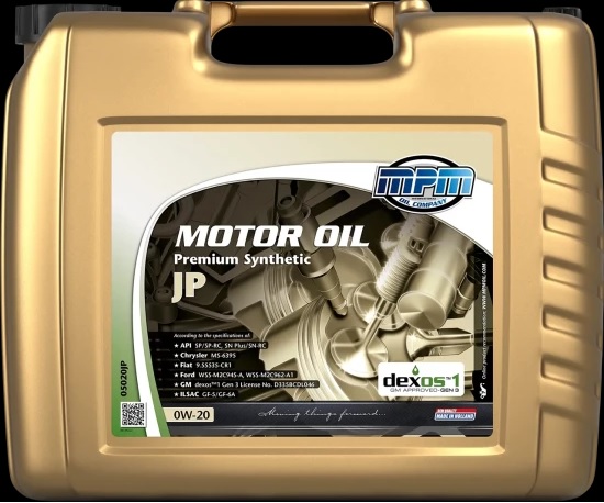 MPM 0W-20 Premium Synthetic RC 20L