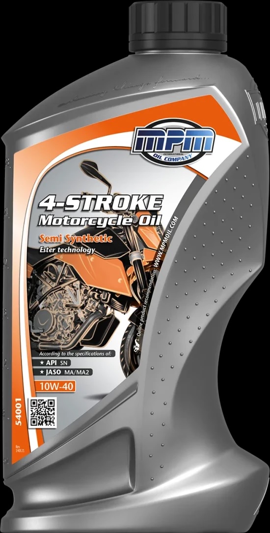 [6] 4-Stroke Motorcycle Oil 10W-40 Semi-Synthetic 1L