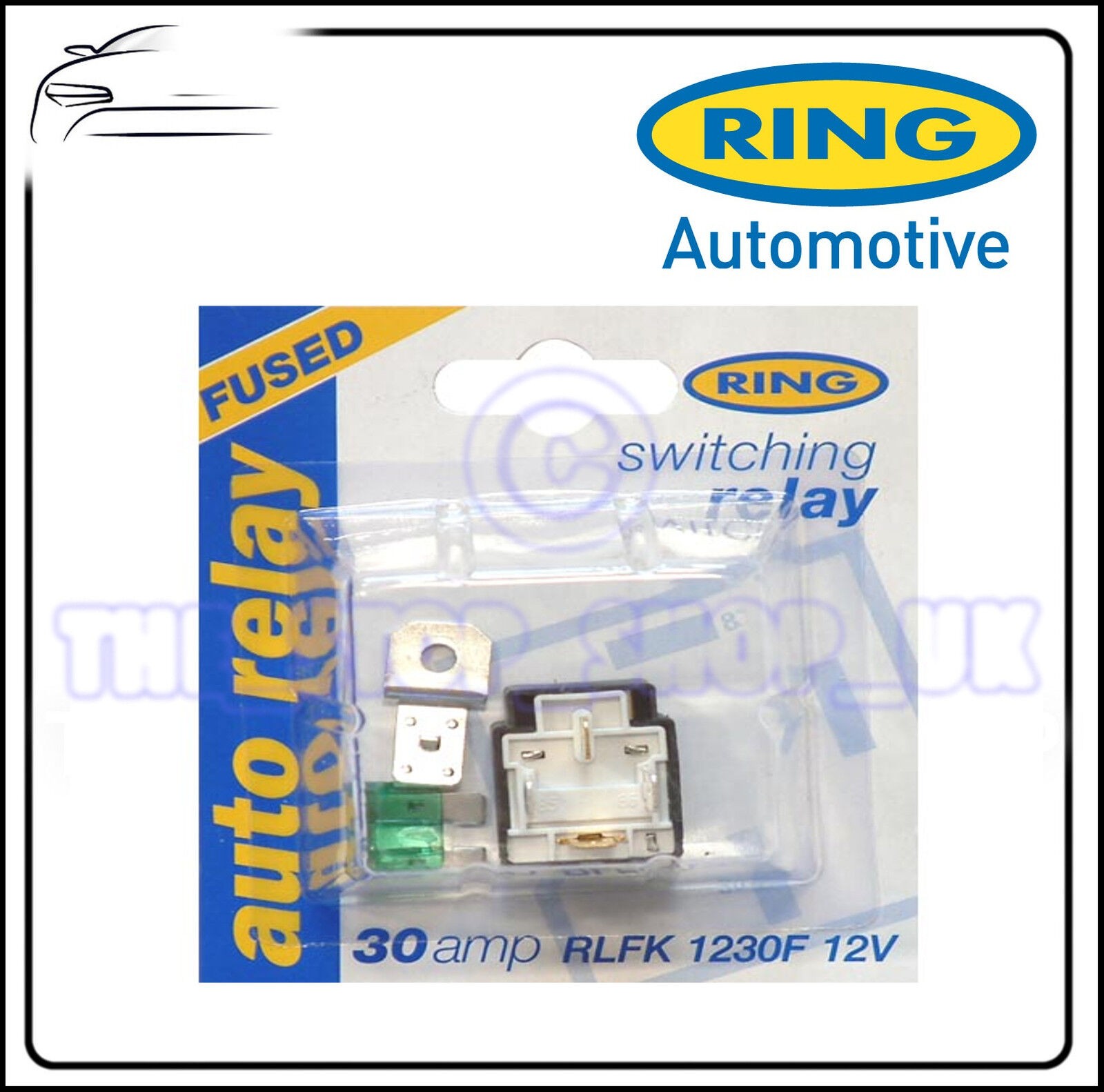 RING 30AMP 4 PIN FUSED RELAY