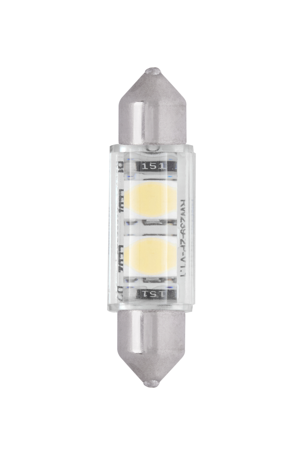 12v C5W 6000k Ring  Ice White LED (239)