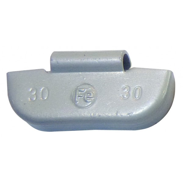 STEEL CLIP ON WEIGHT 30G X100