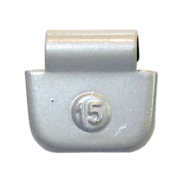 ALLOY CLIP ON WEIGHT 15G X100