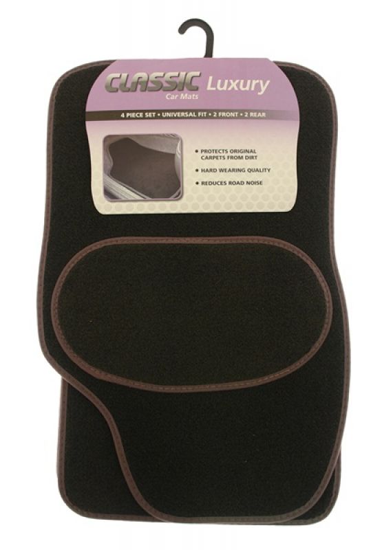 UNI LUX MATS - GREY  4PC